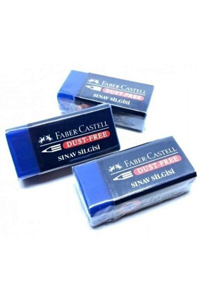 TUĞSET Sınav Silgisi Dust-free Mavi 3 Adet-8681241089966
