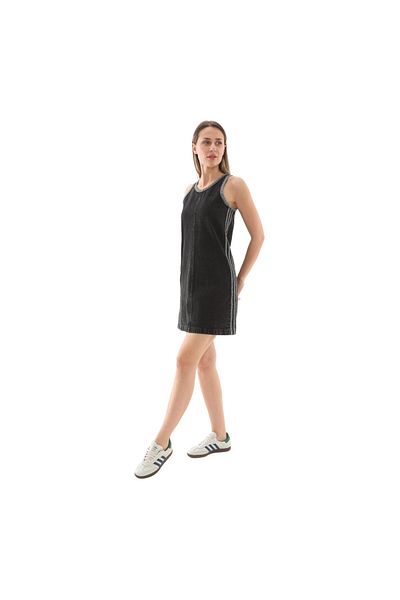 adidas Rochie de damă Adicolor Denim 3s Fusta neagră