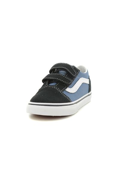 Vans Old Skool V Baby Sneakers - Blue 000d3ynvy1-r