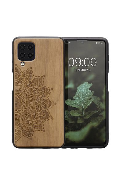 KWmobile Case For Samsung Galaxy M32 4g, Wood, Brown, 58310.01
