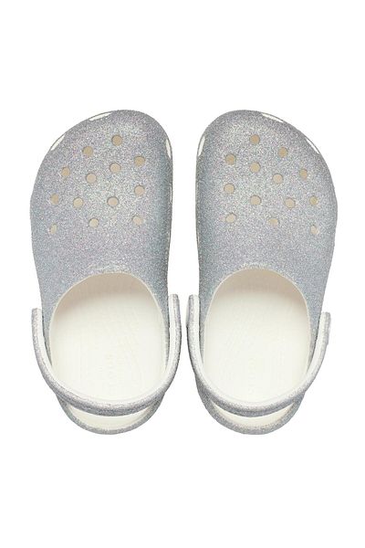 Crocs كلاسيكي 210985 -100 شبشب موقد شارفوك جليتر رمادي