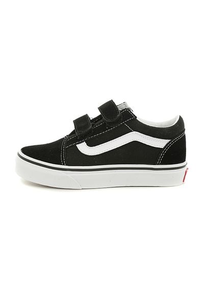 Vans 000Vhe6Bt1-R Black Old Skool V Kids Sneakers