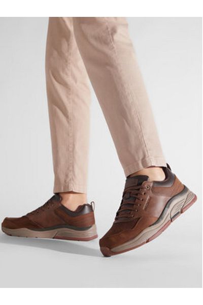 SKECHERS men's sneakers 66204 brown
