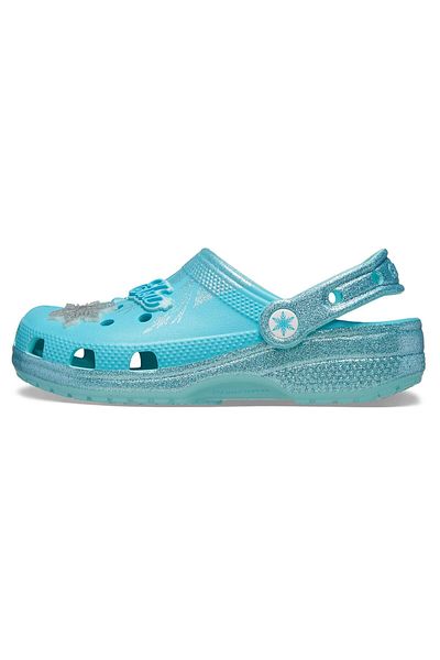 Crocs شبشب فروزن إلسا الكلاسيكي للنساء باللون الأزرق