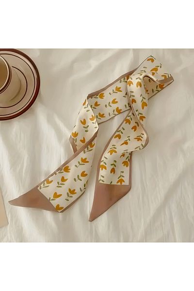 MAHLA تصميم وشاح، شال رفيع، إكسسوارات للشعر وحقيبة اليد