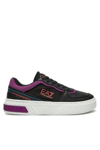 EA7 Emporio Armani Teniși negri pentru femei EA7 EMPORIO ARMANI-X8X173 XK374 U024 BLK+HOLL+MORBLU+FI C