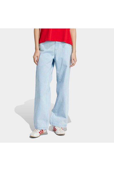 adidas Premium Essentials Women's Blue Jean Pants (Jd4757)
