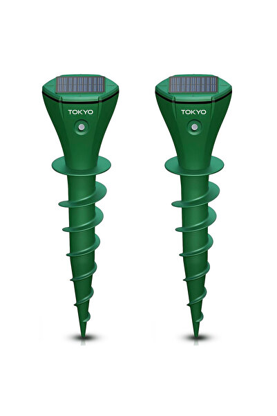 Tokyo Solar Köstebek Yılan Akrep Fare Kovucu Titreşimli 1150M2 Maksimus 2 Ade...