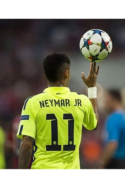 MONTENERO B.A.R.C.E.L.O.N.A 2014/15 Neymar Jr Alternate Jersey (Third Shirt)(Neon)