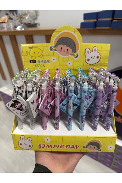 Bakmakistersen Sanrio Kuromi Mini Defterli Uçlu Kalem 07 Uçlu 1 Adet