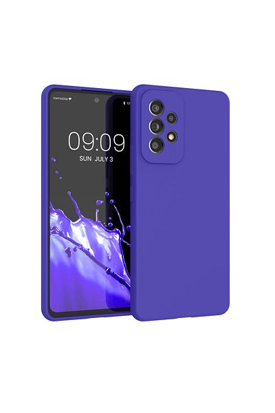 KWmobile Carcasă pentru Samsung Galaxy A53 5g, silicon, albastră, 57835.234