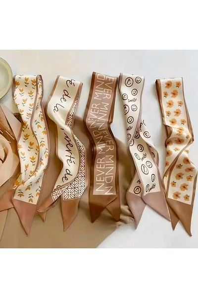 MAHLA Design Scarf, Thin Shawl, Hair and Bag Accessory