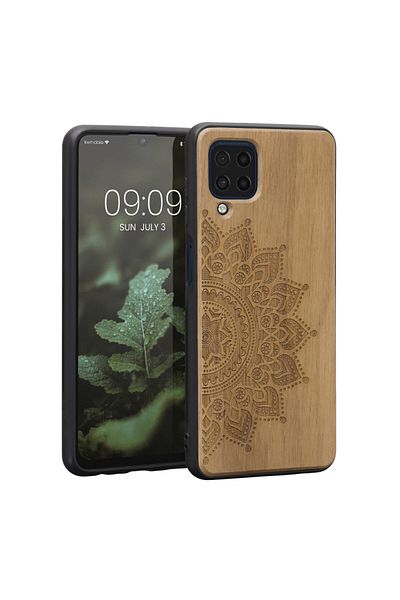 KWmobile Case For Samsung Galaxy M32 4g, Wood, Brown, 58310.01