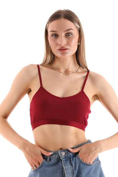 MissPrive Miss Prive Women's Bustier Thin Strap Camisole Crop 290