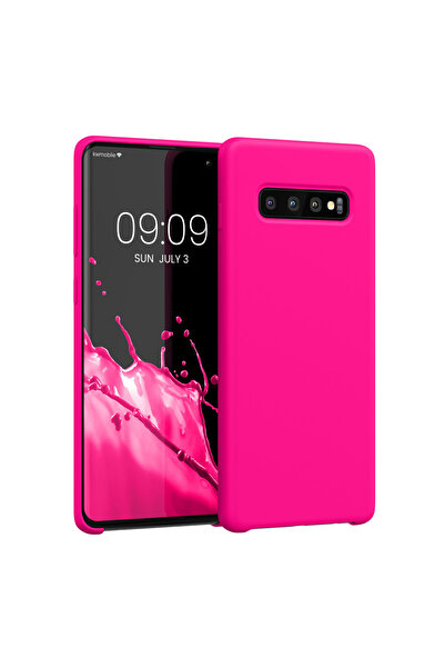 KWmobile Θήκη για Samsung Galaxy S10 Plus, Σιλικόνη, Ροζ, 49028.77