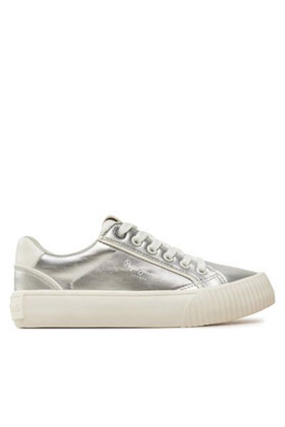 Pepe Jeans adidași pentru fete PGS30611 argintiu
