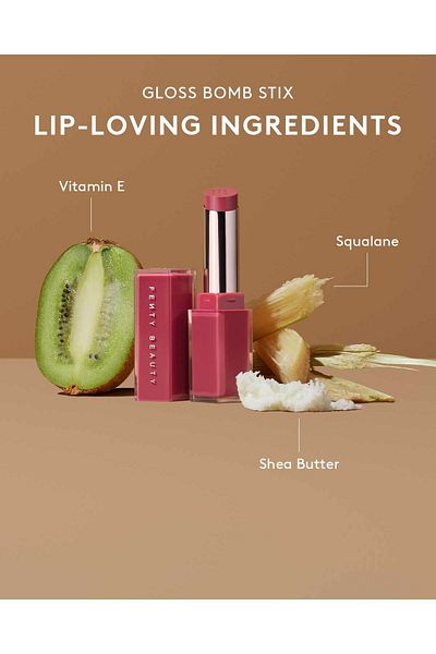 FENTY BEAUTY GLOSS BOMB STIX HIGH-SHINE GLOSS STICK- High'Biscus - pink rose
