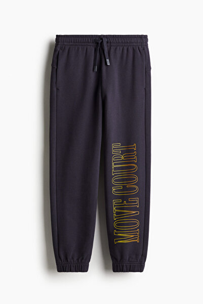 H&M Baskılı Spor Jogger Pantolon