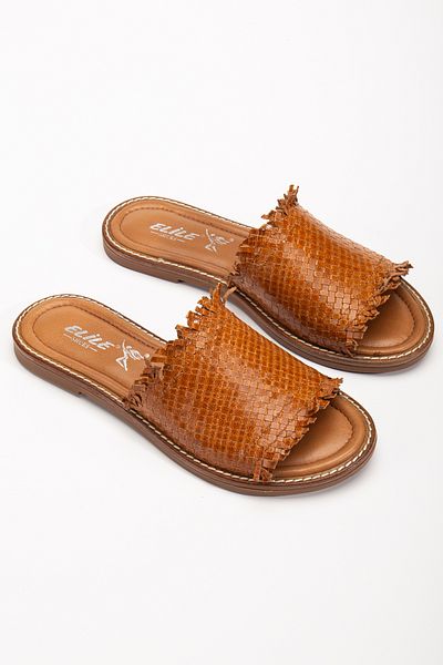 Elile Shoes Papuci tricotați din piele naturală de la numărul 35 la numărul 41-42-43-44