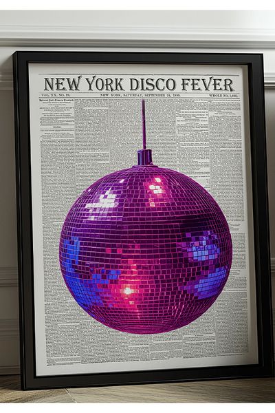 Taranist Αφίσα - New York Disco Fever Disco Ball