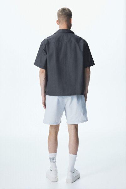 H&M Kısa Kollu Utility Gömlek Loose Fit
