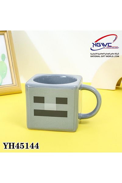 KAZUKO كوب سيراميك مزخرف للقهوة والشاي