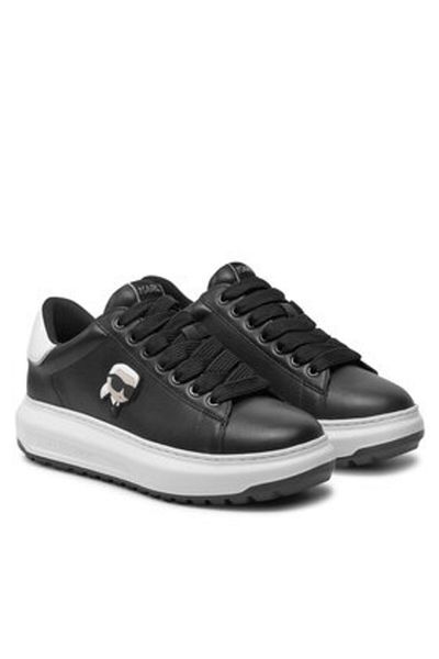 Karl Lagerfeld Men's Sneakers black KARL LAGERFELD-KL57530 000 BLACK LTHR