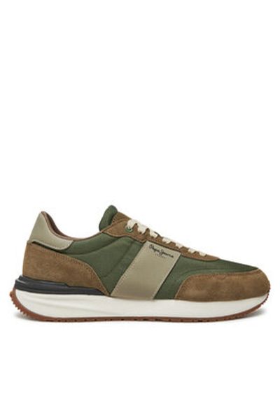 Pepe Jeans Teniși bărbați multicolori PEPE JEANS-PMS60020 765 VERDE KAKI