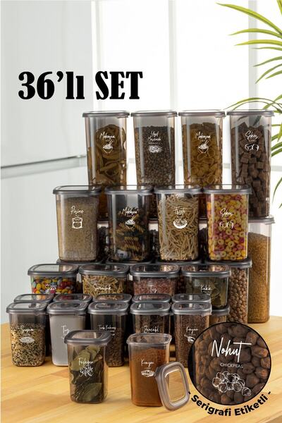 Vienev مجموعة كاملة مكونة من 36 قطعة من ملصقات الشاشة البيضاء Peggy Square Food and Spice 8x(1,75, 1,2, 0,55) 12x(0,45) Ant