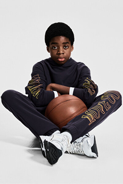 H&M Baskılı Spor Jogger Pantolon