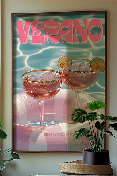 Taranist Αφίσα - Verano Summer Dopamine Decor