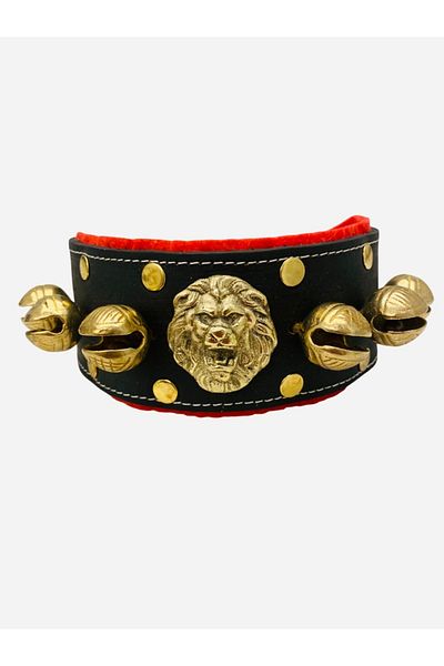Sürmeli Tasma Puppy Kangal Dog Collar - Real Leather with 6 Bells