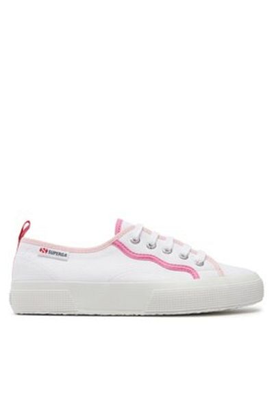 Superga women's sneakers 2750 CURLY BINDINGS white
