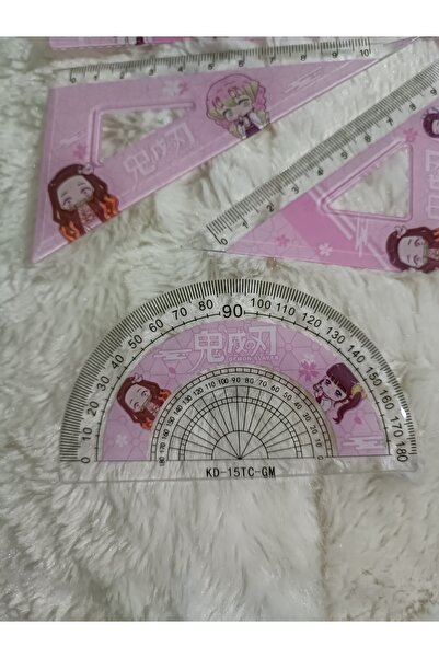 mertfigur Demon Slayer Kimetsu No Yaiba Ruler Set (Small Size 15 cm)