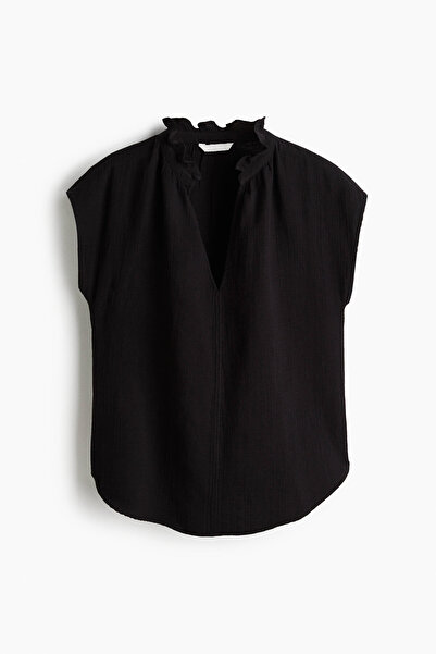 H&M Pamuklu Muslin Bluz