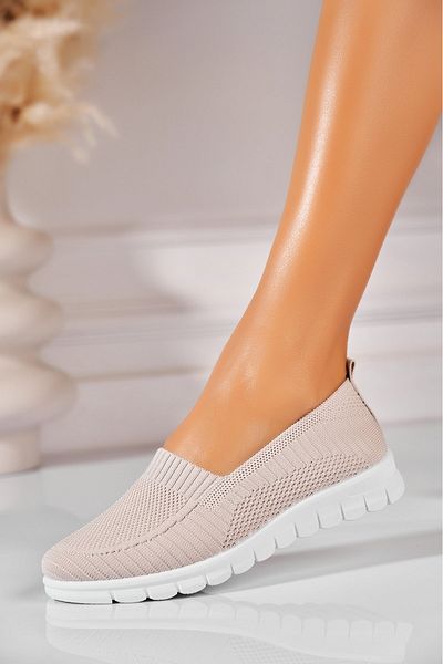 Joana Women's casual shoes Beige made of Everlie Textile