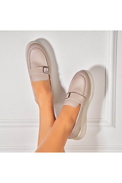 Joana Pantofi dama casual Kaki din Piele Ecologica Phoebe