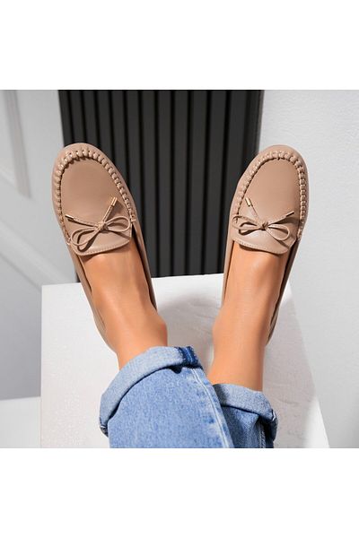 Joana Women's casual shoes Khaki made of Stassi Eco-leather