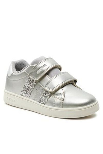 Geox adidași pentru fete J45LRA-000NF argintiu