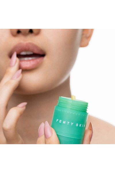 FENTY BEAUTY Lip mask, repairing and volumizing, Fenty Skin, Plush Puddin, Lip Mask, Kalahari Melon, 15 g