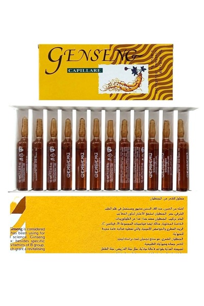 Ginseng أمبولات نمو الشعر 12 × 10 مل