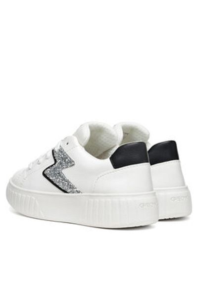 Geox girls' sneakers J45DVA-0BCEW white
