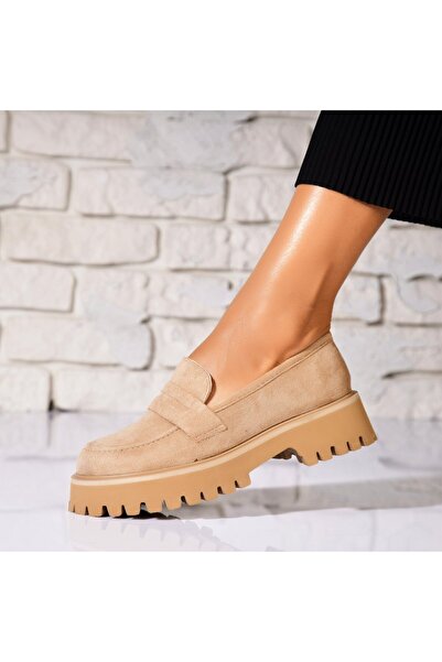 Joana Γυναικεία casual παπούτσια σε χακί χρώμα από οικολογικό σουέτ δέρμα Zelaya