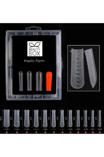 Beauty Box Poly Jel Tırnak Jel Tips Kalıp Form Kolay Protez Tırnak Uzatma Hız...