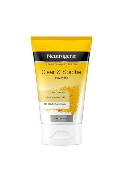 Neutrogena Masca pentru fata, Neutrogena, Clear & Soothe Clay Mask, 50 ml
