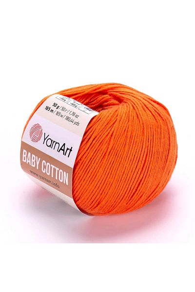 Yarnart Baby Cotton - Baby Hand Knitting Νήμα Πορτοκαλί-421