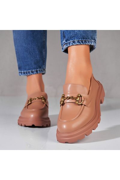 Joana Khaki Women's Casual Shoes Made of Ecological Leather Maylin