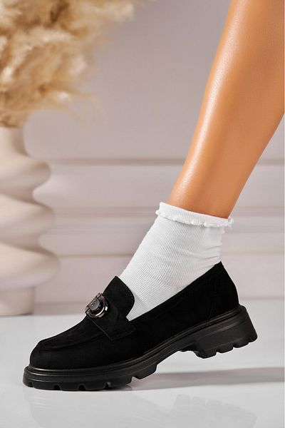 Joana Pantofi dama casual Negri din Piele Ecologica Intoarsa Liliya2