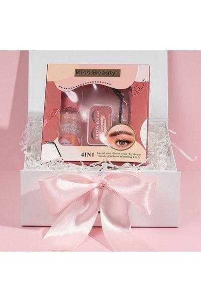 Kiss Beauty Set fata si sprancene, Kiss Beauty, Spray Facial, Sapun Sprancene, Perie, Trimmer