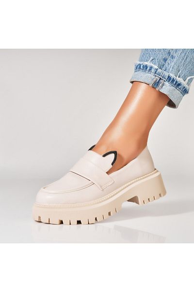 Joana Women's Casual Shoes Beige Made of Eco-Leather Suhaila